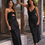 Ziah Maxi Elbise - Siyah