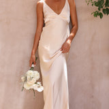 Ziah Maxi Elbise - Şampanya