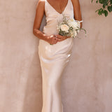 Ziah Maxi Elbise - Şampanya