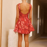 Canika Mini Dress - Red Floral