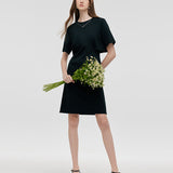 Çıkarılabilir Kolye Detaylı Triko Kadın Mini Elbise