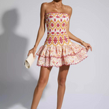 Monaco Mini Elbise - Gün Batımı