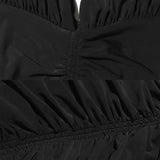 Derin Yakalı Zarif Dantelli Elbise