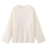 Örme Yuvarlak Yaka Kazak