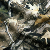 Branch Print Mesh Off Shoulder Uzun Kollu Üst