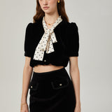 Camille Sahte Cepli Kristal Süslemeli Etek