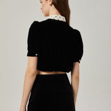 Camille Sahte Cepli Kristal Süslemeli Etek