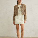 Bérénice Kristal Süslemeli Püsküllü Ceket