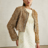 Bérénice Kristal Süslemeli Püsküllü Ceket