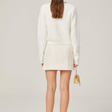 Crystal Charm Taş İşlemeli Kadife Hırka