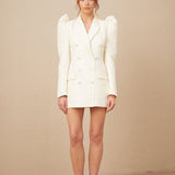 Regal Grace Balon Kollu Düğme Detaylı Ceket Elbise