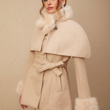 "Royal Grace" Peluş Detaylı Karamel Kaban