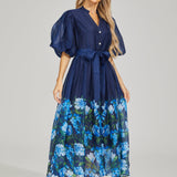 Bloom Düğmeli Maxi Elbise