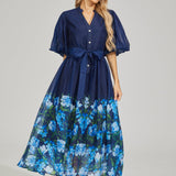 Bloom Düğmeli Maxi Elbise