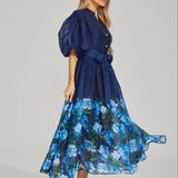 Bloom Düğmeli Maxi Elbise