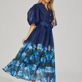 Bloom Düğmeli Maxi Elbise