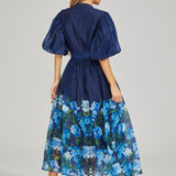 Bloom Düğmeli Maxi Elbise