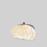 Saten Çiçekli Çanta