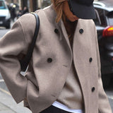 Basic Solid Warm Ceket