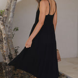 Zoey Midi Dress - Black