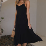 Zoey Midi Dress - Black