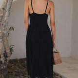 Zoey Midi Dress - Black