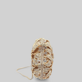Kristal süslemeli Clutch Çanta