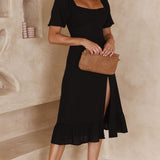 Dixie Midi Dress - Black