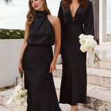 Amara Maxi Elbise - Siyah