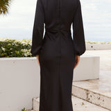 Amara Maxi Elbise - Siyah