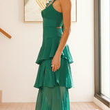 Achelle Maxi Elbise - Orman Yeşili