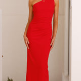 Cataleya Maxi Elbise - Kırmızı