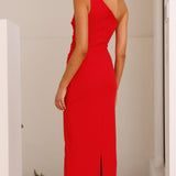 Cataleya Maxi Elbise - Kırmızı