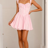 Avery Mini Dress - Pink