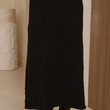 Cohen Triko Midi Etek - Siyah