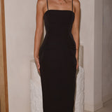 Carabella Maxi Elbise - Siyah