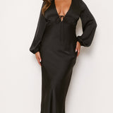 Amara Maxi Elbise - Siyah