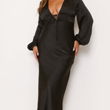 Amara Maxi Elbise - Siyah