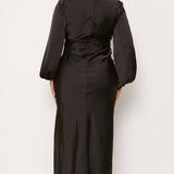 Amara Maxi Elbise - Siyah