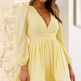 Charlotte Mini Dress - Yellow