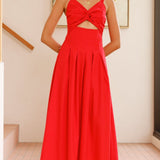 Bryce Maxi Elbise - Kırmızı