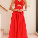 Bryce Maxi Elbise - Kırmızı