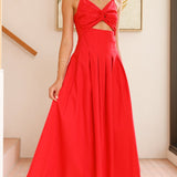 Bryce Maxi Elbise - Kırmızı