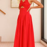 Bryce Maxi Elbise - Kırmızı