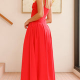 Bryce Maxi Elbise - Kırmızı