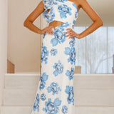 Amina Maxi Elbise - Mavi Gül