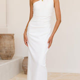 Cataleya Maxi Elbise - Beyaz