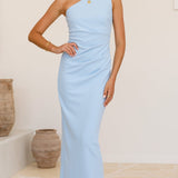 Cataleya Maxi Elbise - Açık Mavi