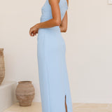 Cataleya Maxi Elbise - Açık Mavi