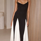 Darcie Maxi Elbise - Siyah / Ten Rengi